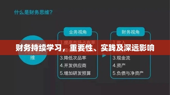 財務持續學習，重要性、實踐及深遠影響