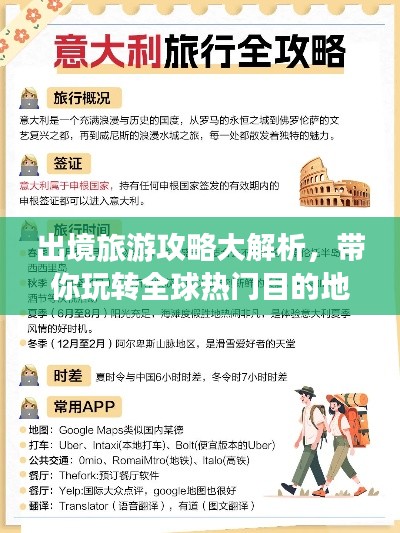出境旅游攻略大解析，帶你玩轉全球熱門目的地！